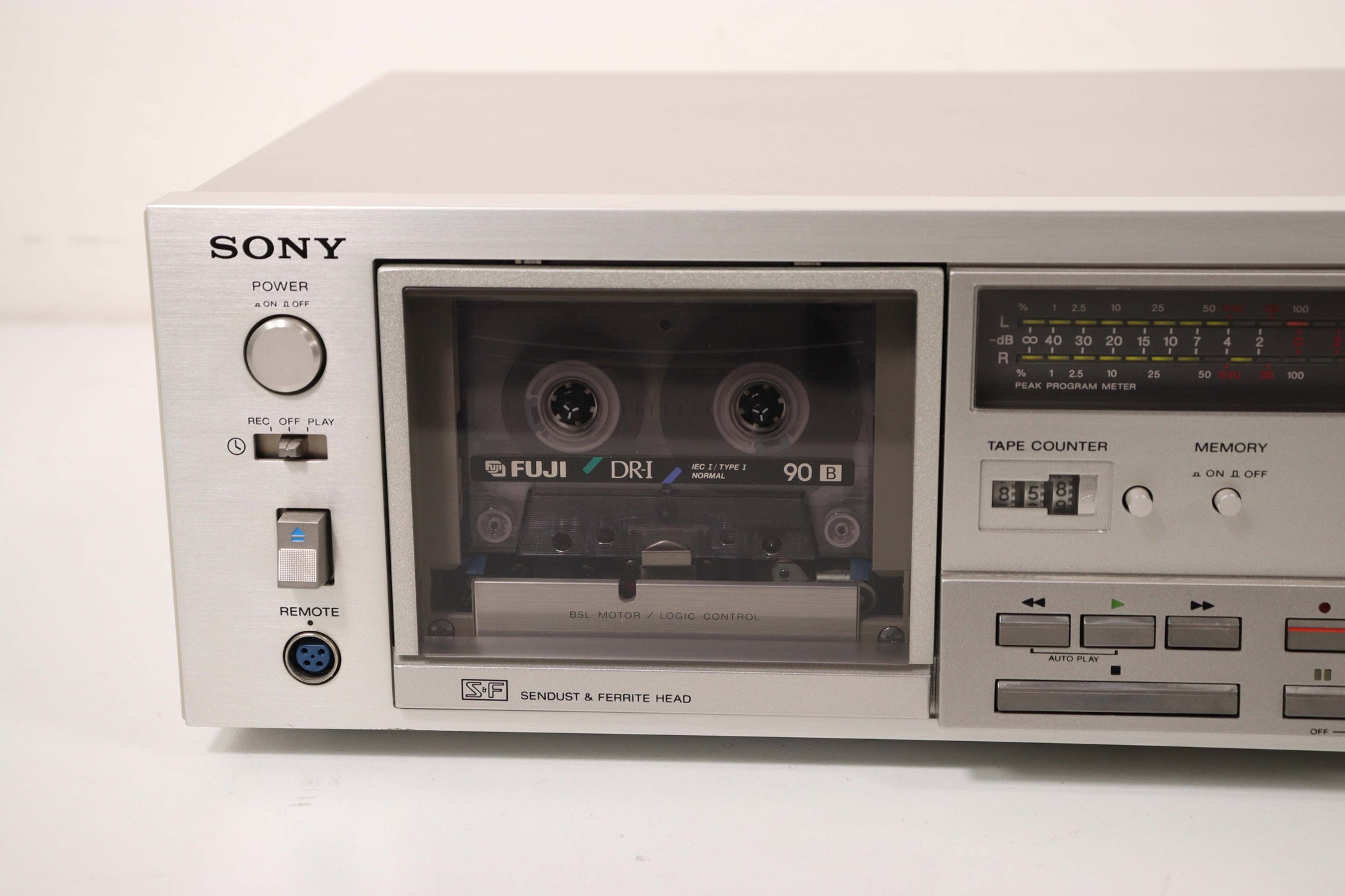 Sony Tc K61 Single Cassette Deck Player Recorder Sendust And Ferrite H