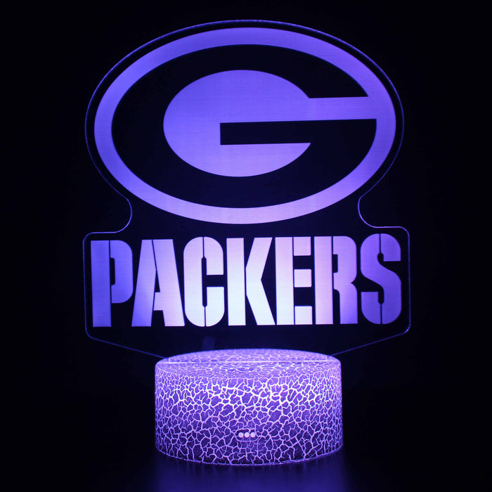 Green Bay Packers 3D Optical Illusion Lamp