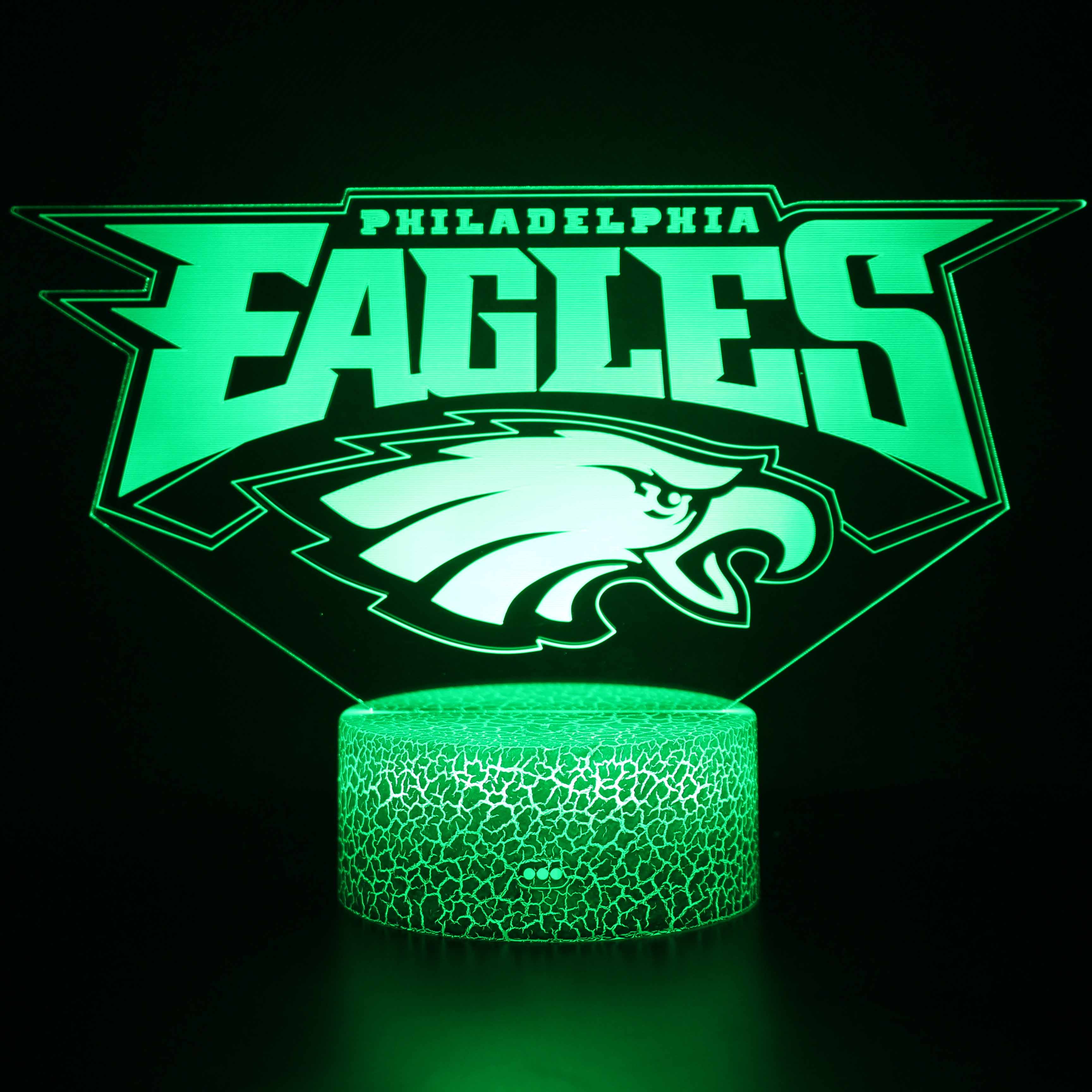 Image of Philadelphia Eagles 3D Optical Illusion Lamp