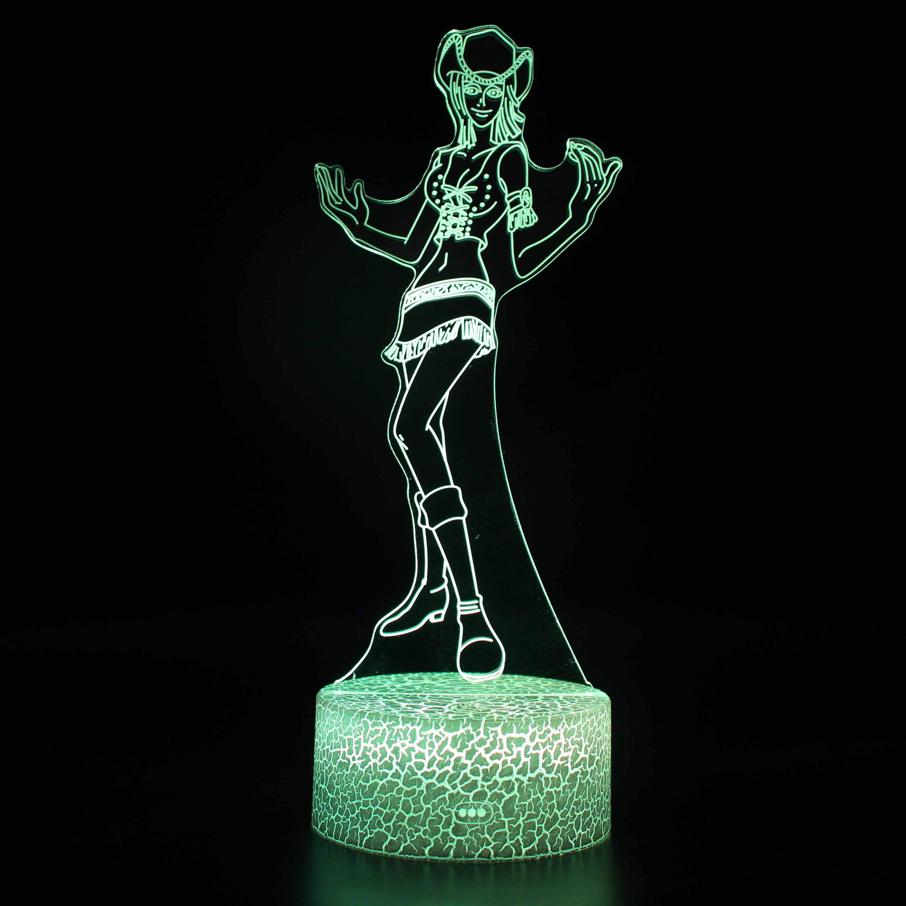 One Piece Character 3D Optical Illusion Lamp - 3D Optical Lamp product image