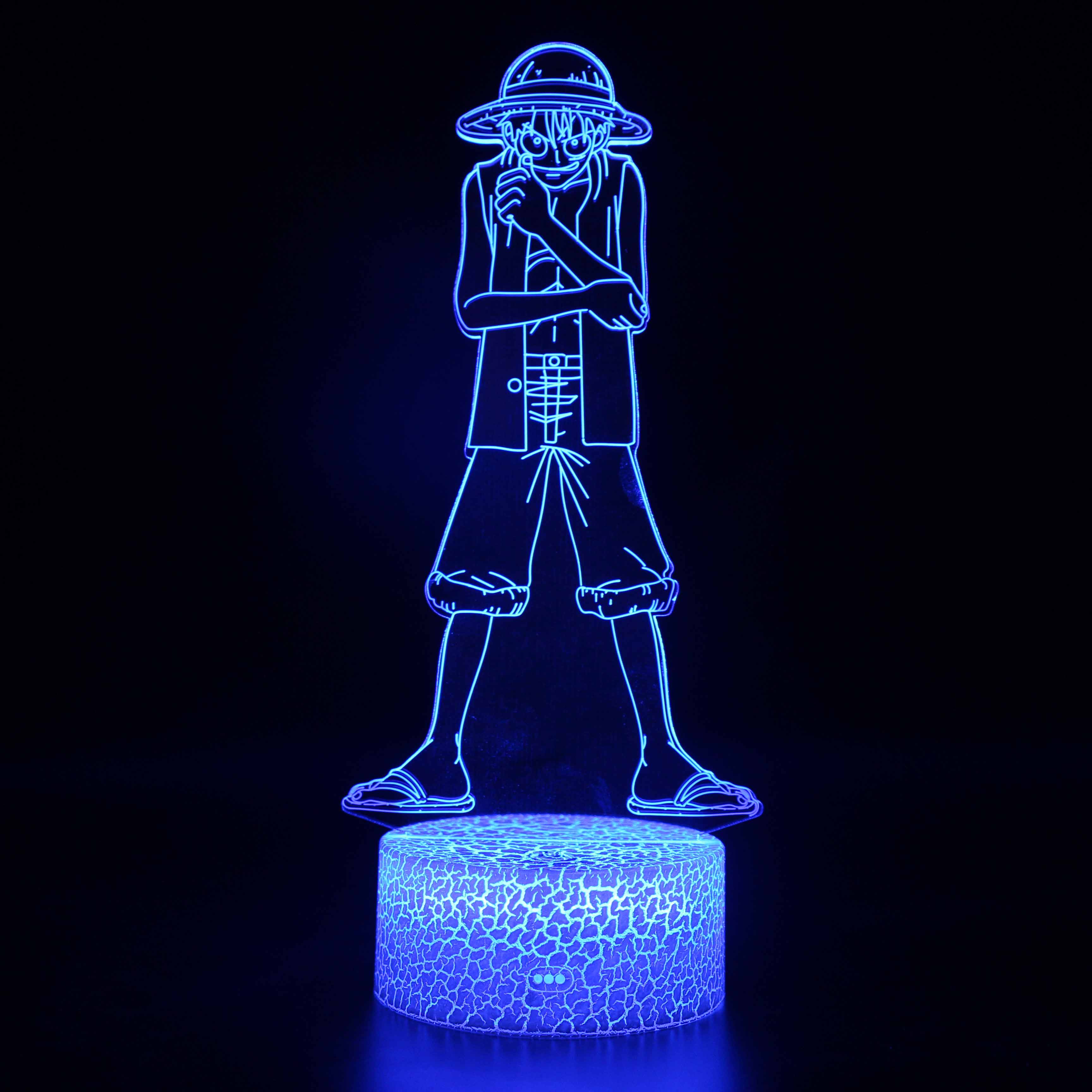 One Piece Character 3D Optical Illusion Lamp - 3D Optical Lamp product image