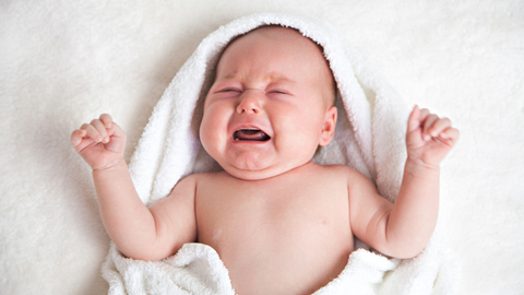 newborn with colic and gas