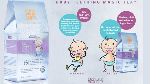 Newborn Teething Symptoms and the Soothing Power of Baby Teething Tea