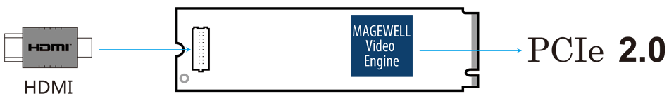 Magewell Eco Capture HDMI 4K M.2 Interface