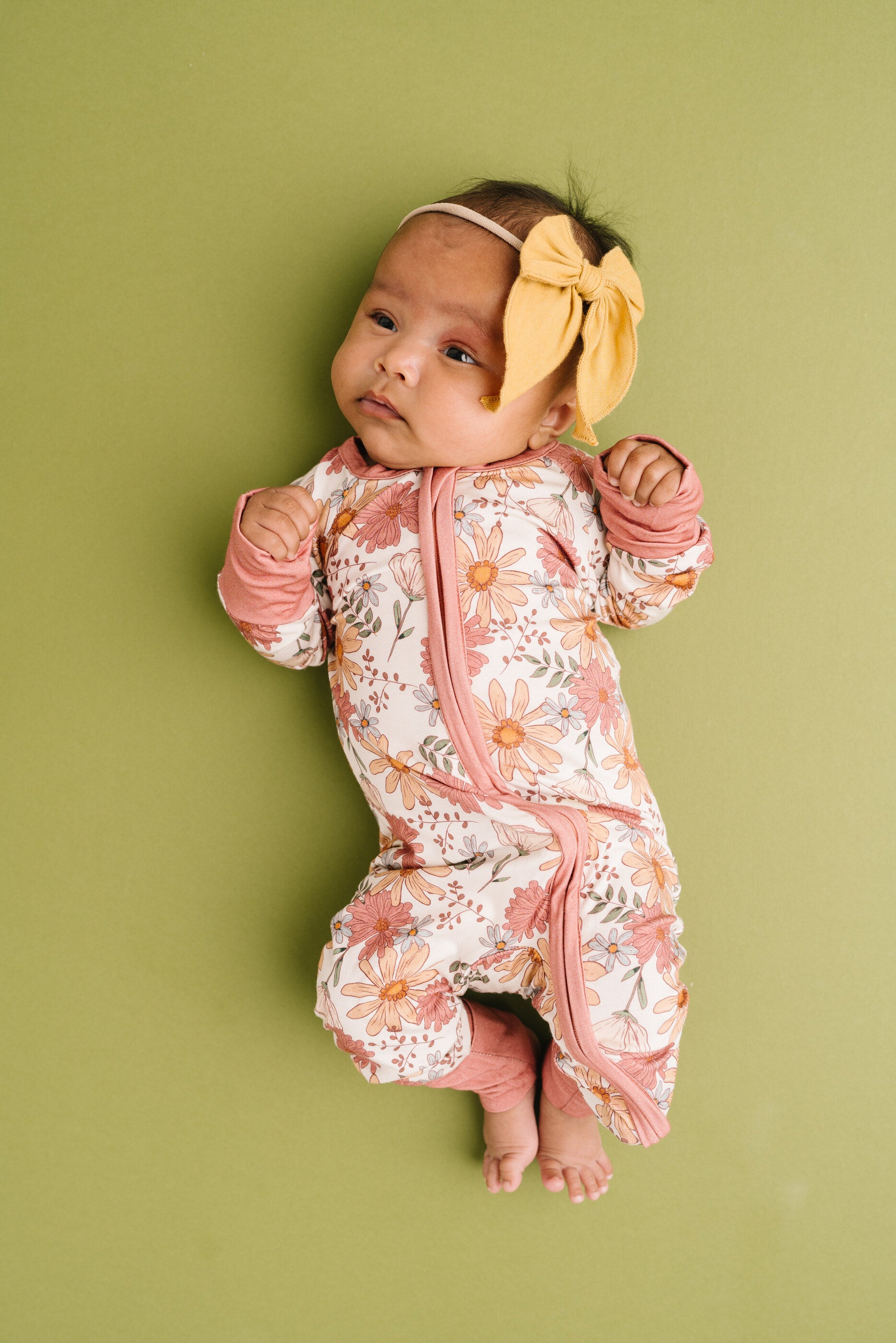 Ashlee Floral Bamboo Sleeper - Little One Shop Co product image