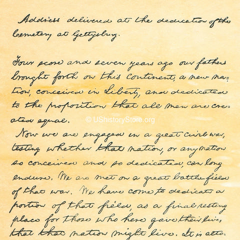 the gettysburg address 1863