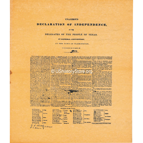 texas declaration of independence essay