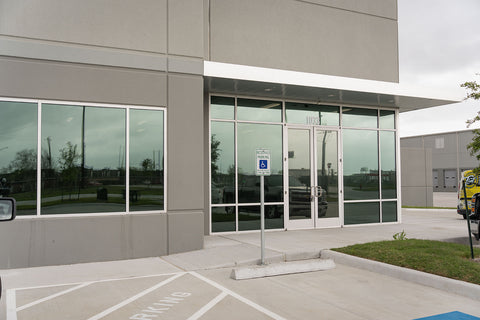 This is a picture of houston commercial window film at patriot industries