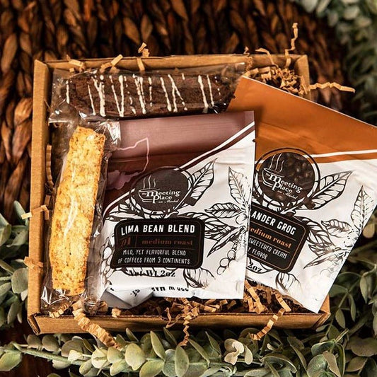 Handmade Candle and Gourmet Coffee Gift Basket – The Meeting Place on Market