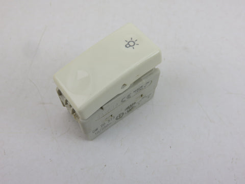 GW 20 513 White 250V 10A 1-Pole 1-Module Push Button Li – Second Wind Sales