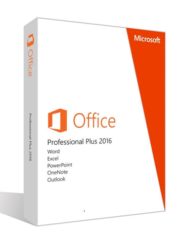 Microsoft Office Professional Plus 2016 for 1 PC 32bits/64bits-Retail ...