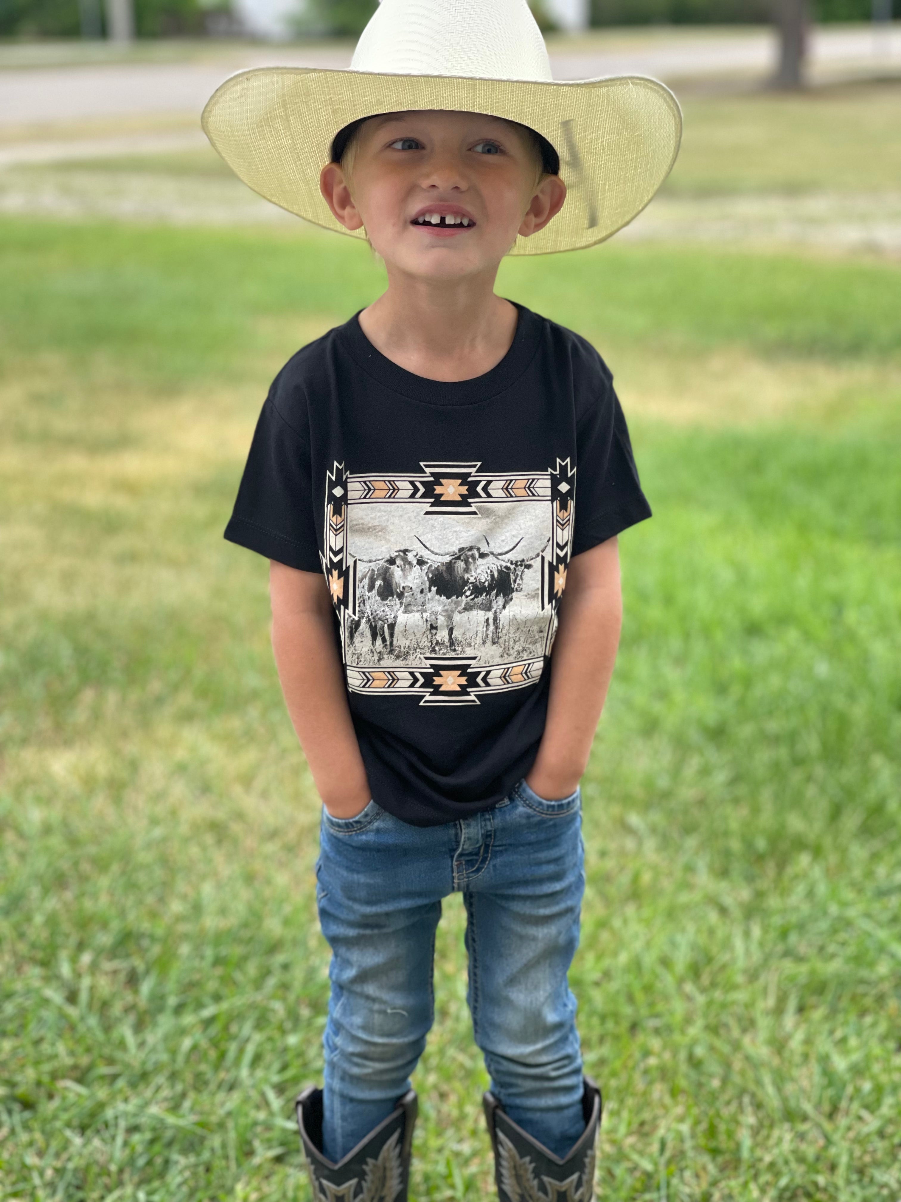 Love and Longhorns Tee Kids