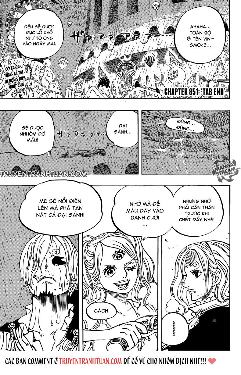 One Piece Chap 851 Tv Truyentranh