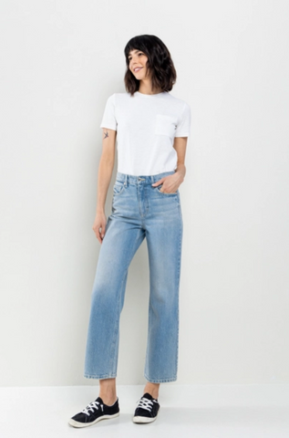 high waist relaxed fit jeans