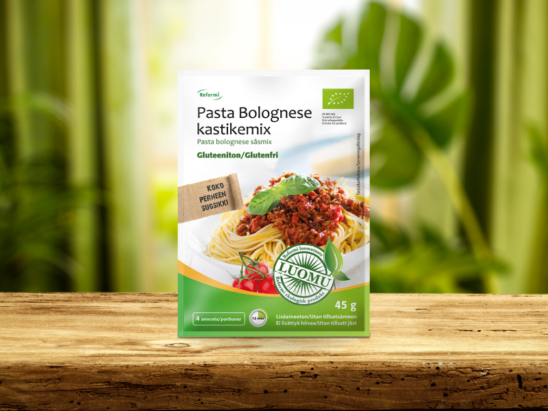 Reformi Pasta Bolognese -kastikemix on lapsiperheiden suosikki