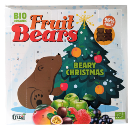 Frugi hedelmänallet -joulukalenteri