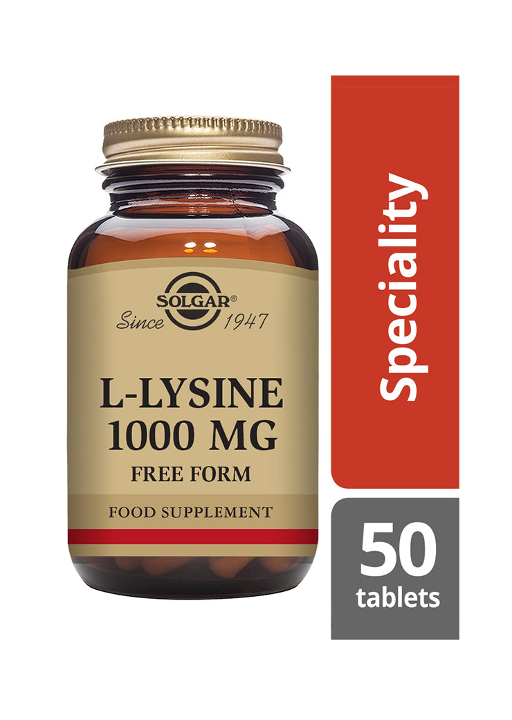 Image of Solgar L-Lysiini 1000 mg