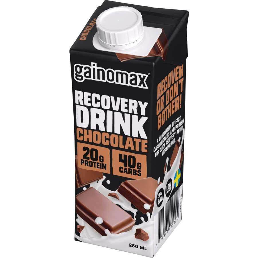 Image of Gainomax Recovery Drink Chocolate 16-pack