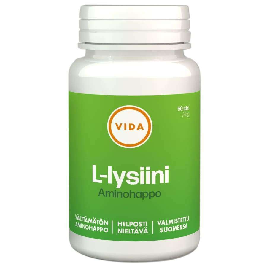 Vida L-lysiini - Lysiini on välttämätön aminohappo  €