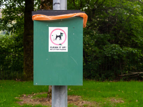 dog waste station