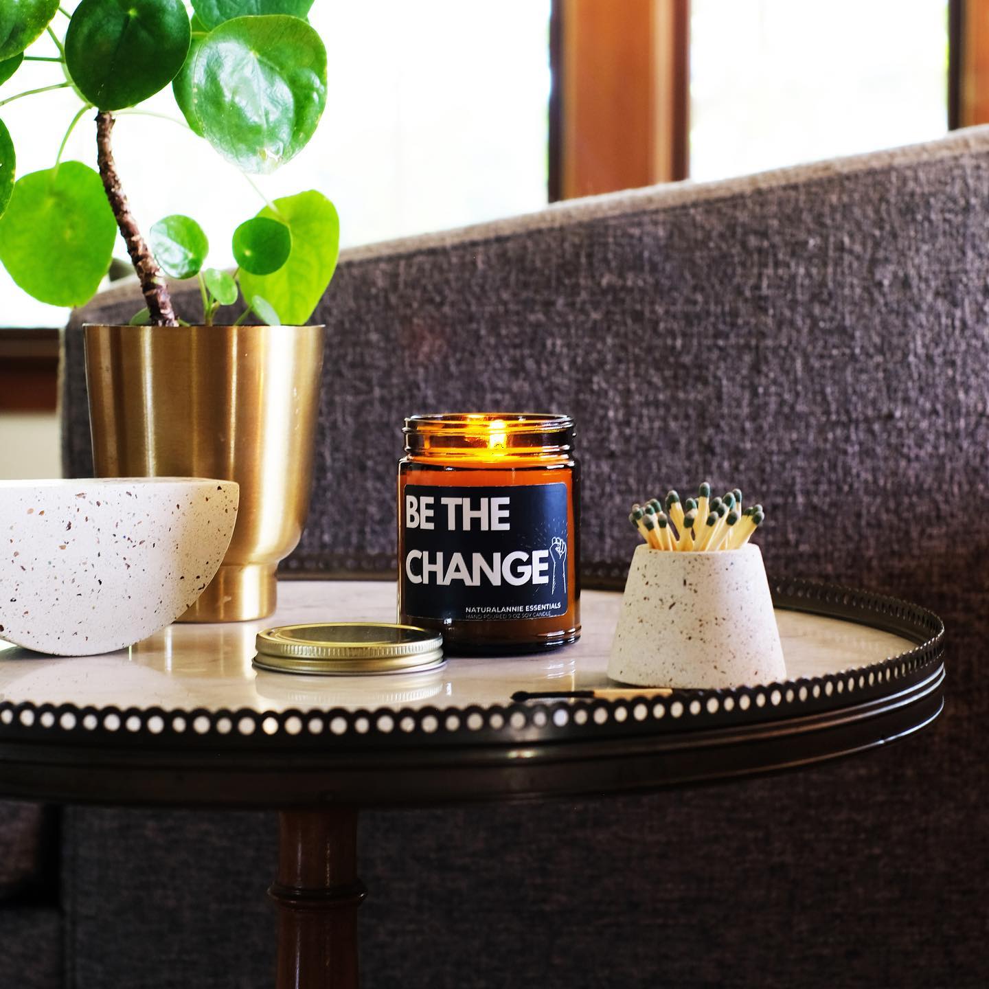 BE THE CHANGE SOY CANDLE TO SUPPORT THE BLACK LIVES MATTER MOVEMENT