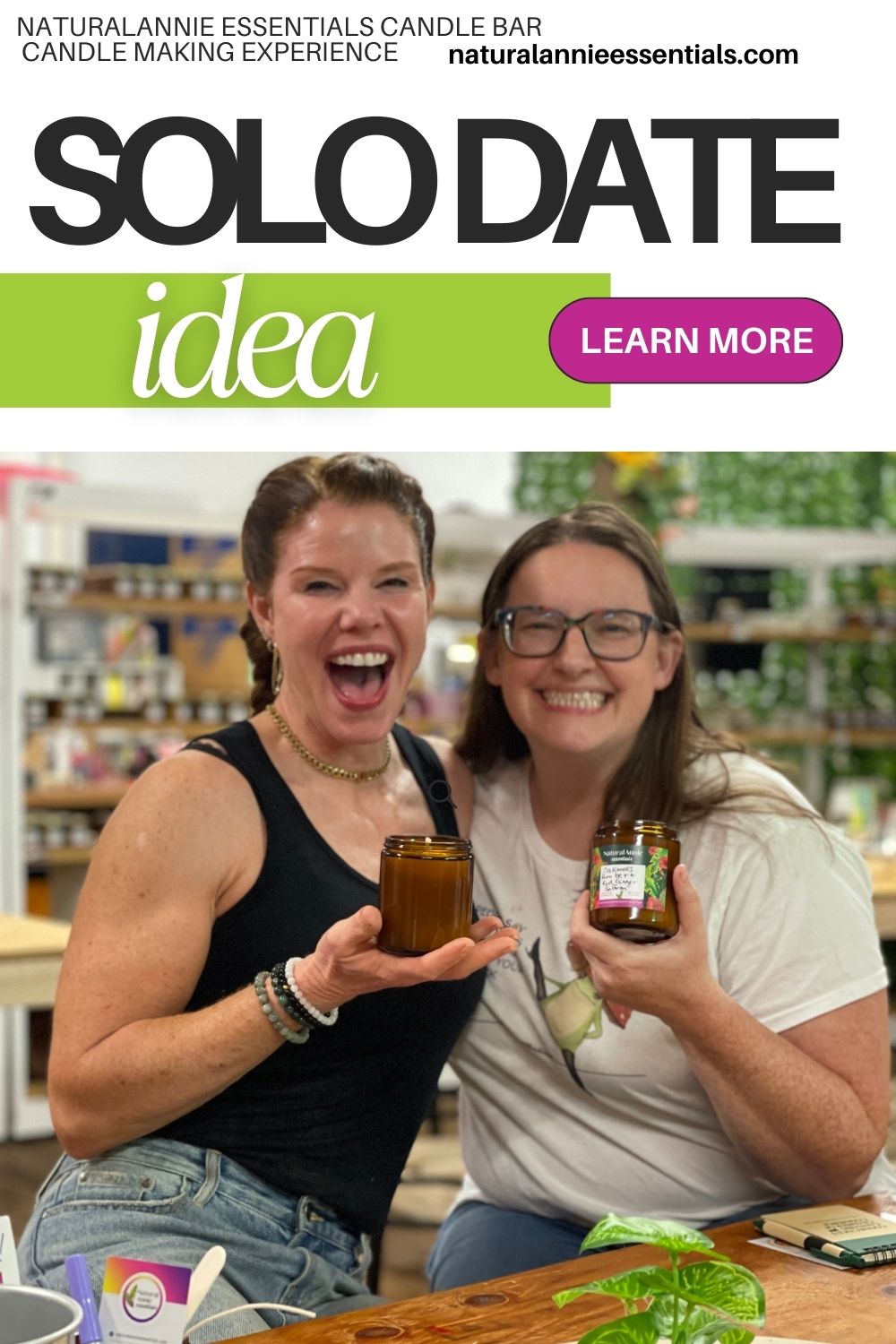 solo date idea candle making experience