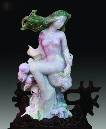 Natural jade carving jadeite carving collectibles