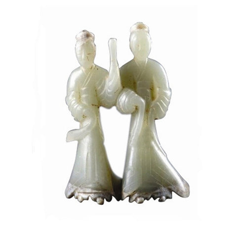 Natural jade carving Chinese Hetian jade nephrite collectibles