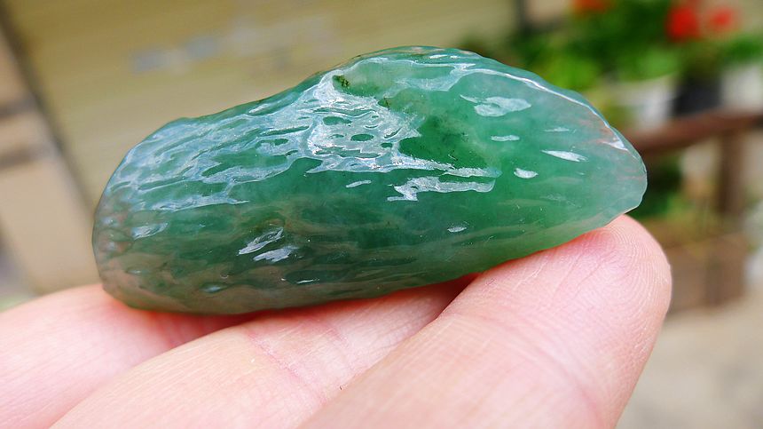 Natural Jade Rough Jadeite Raw (18g,4.6X1.9X1.2cm) – Jade Nature