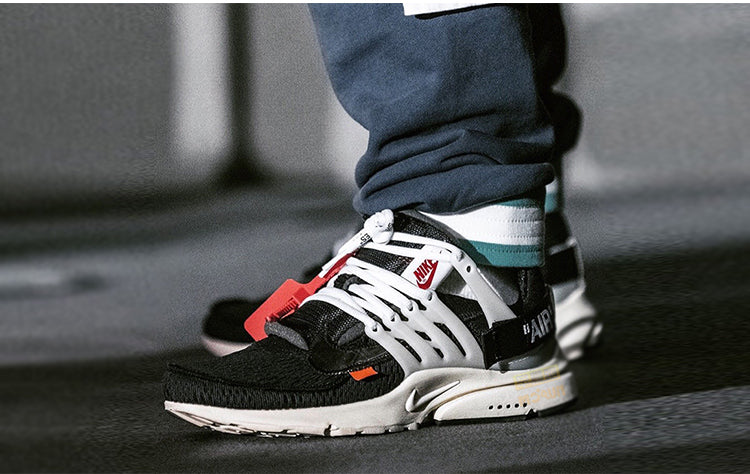 off white presto on feet