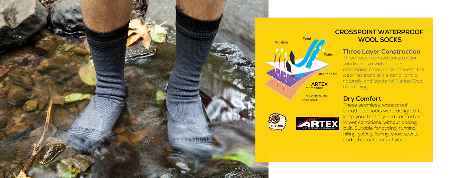 waterproof shoe socks