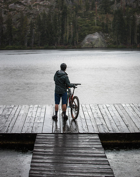 Embrace the rain mountain biking