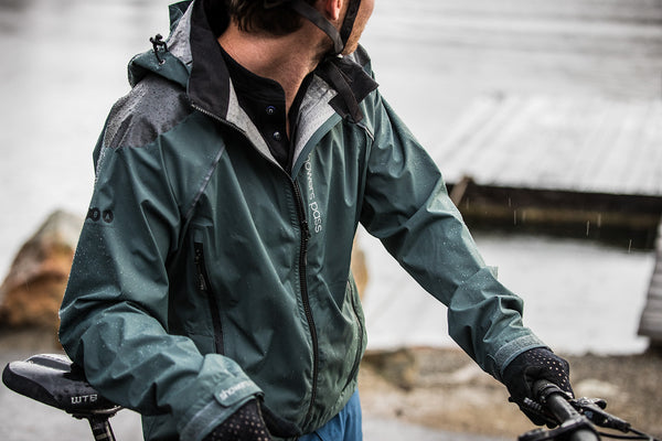 invest in a quality waterproof jacket for mountain biking in the rain