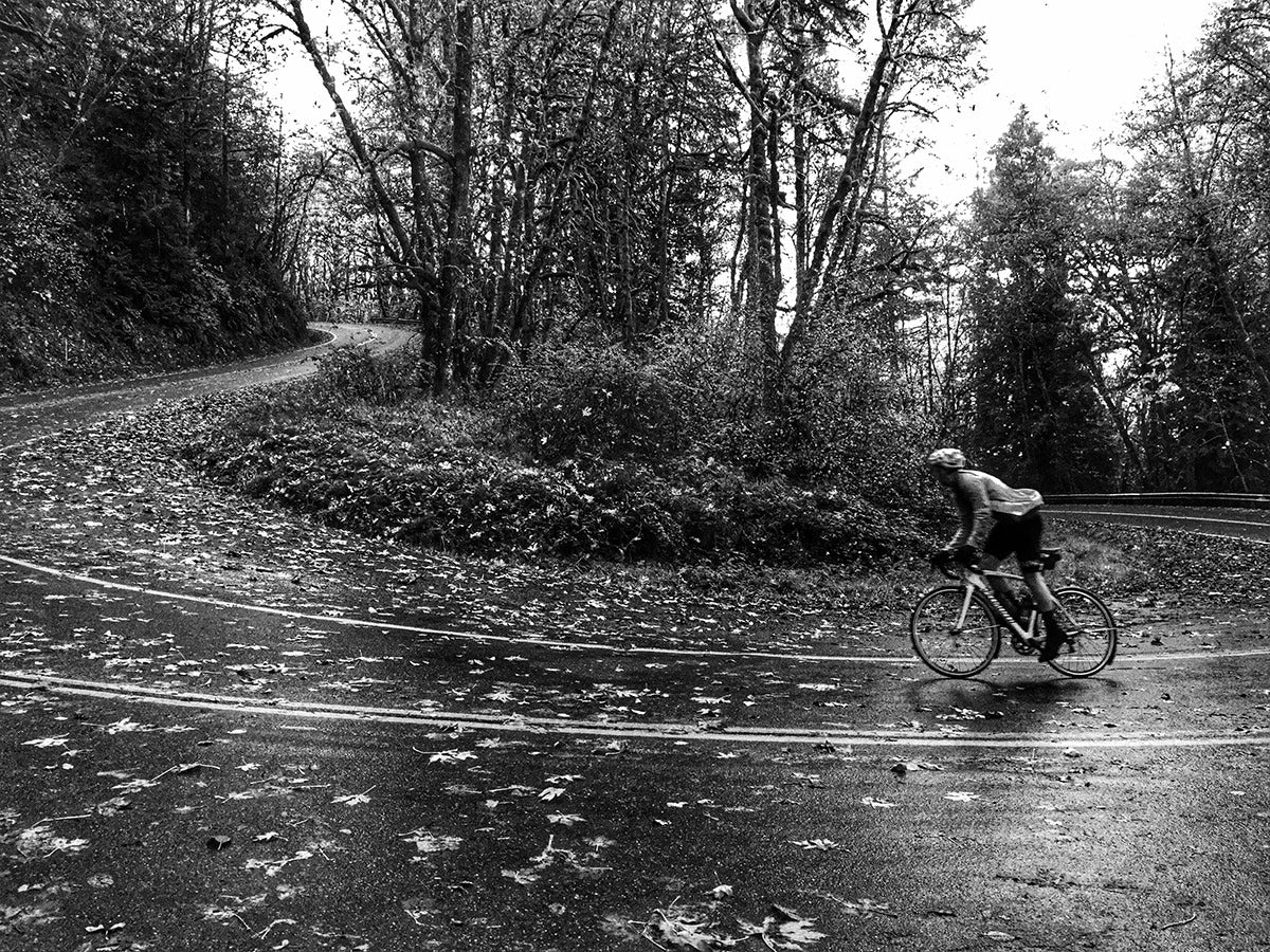 Aaron Edge Cycling in the Fall