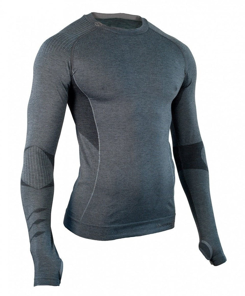 Body-Mapped Men's Cycling Long Sleeve Baselayer