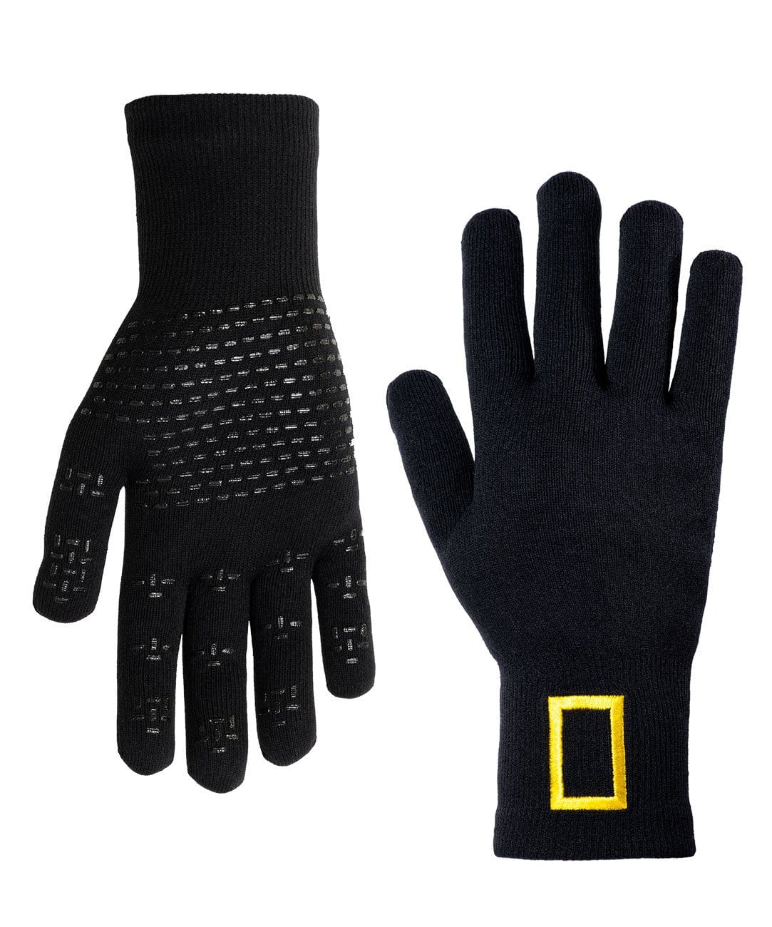 National Geographic Knit Waterproof Gloves Wool Blend