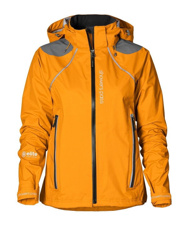 women's fitted rain jacket with hood