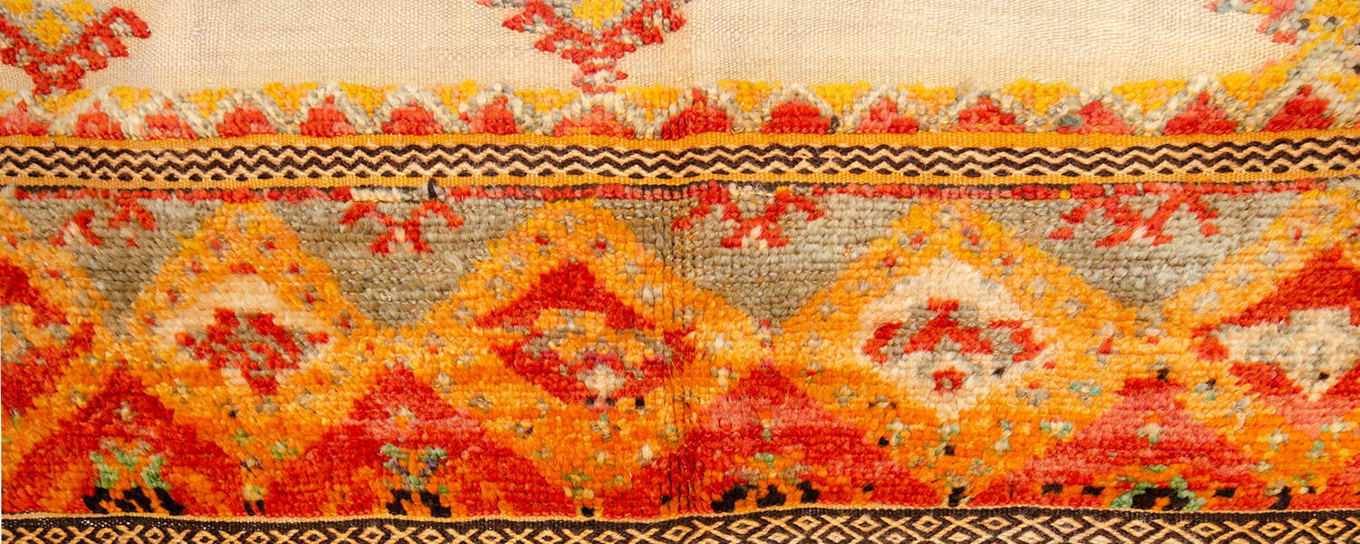 Mixed technique Glaoui rug