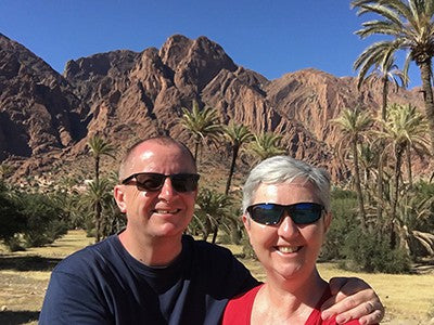 Martin and Kathy in the Ameln Valley