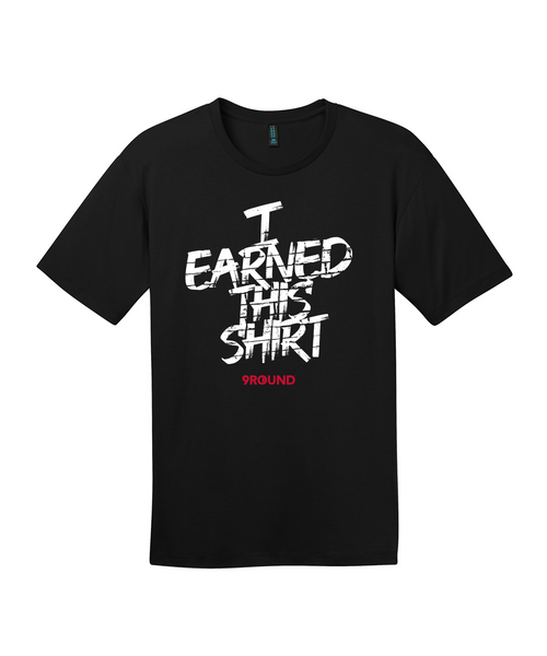 Men's I Earned This Tee - Black - 9ROUND Gym Supply Store