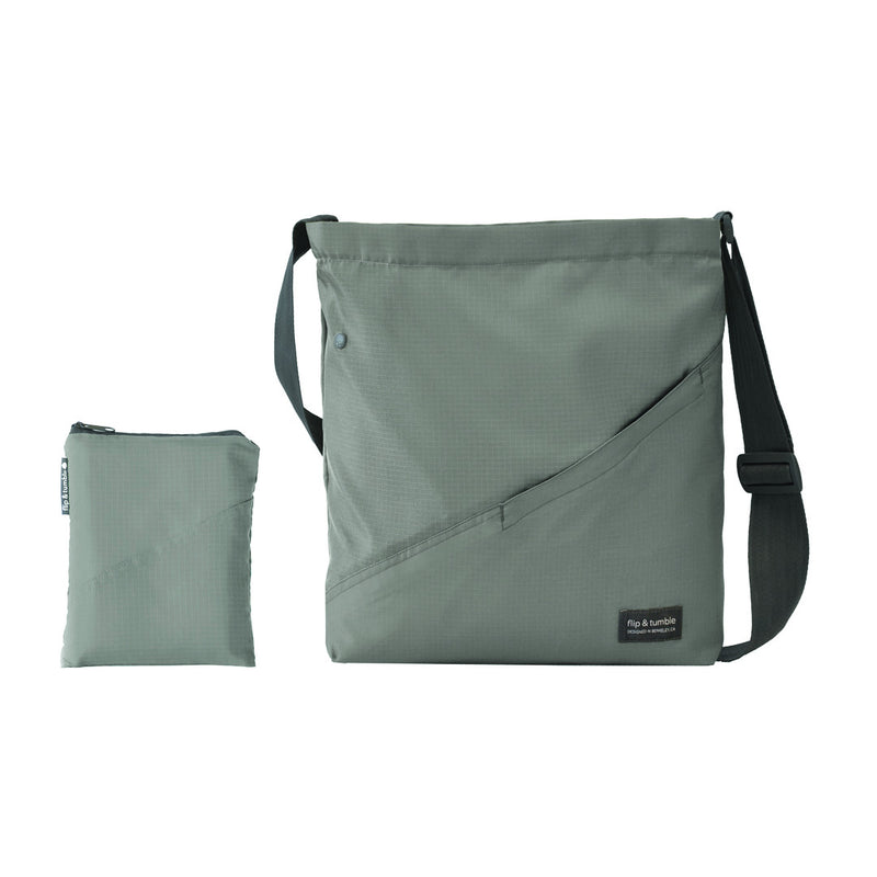 Cross Body Bag in Grey - Flip & Tumble UK