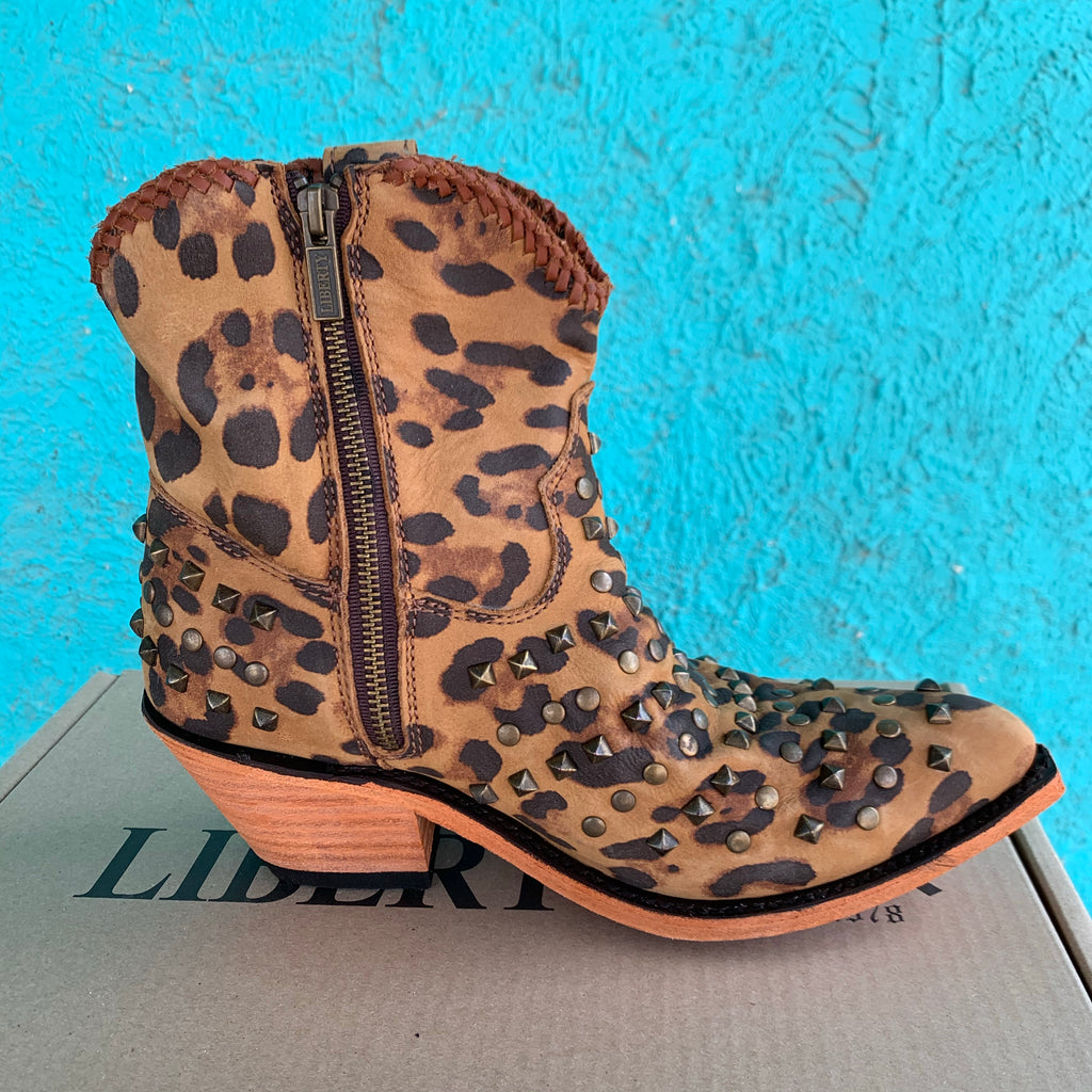 cheetah bootie