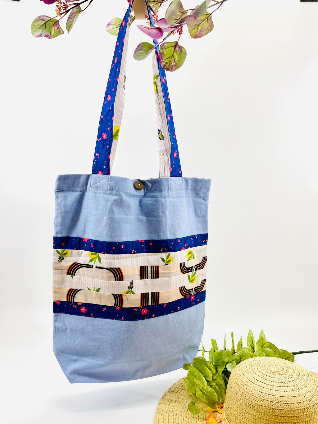 Upcycled Patchwork Fabric Reusable Bags – 7ArtisanStreet