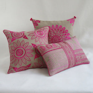 blush pink boudoir cushions