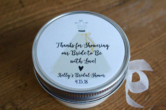 wedding shower candles