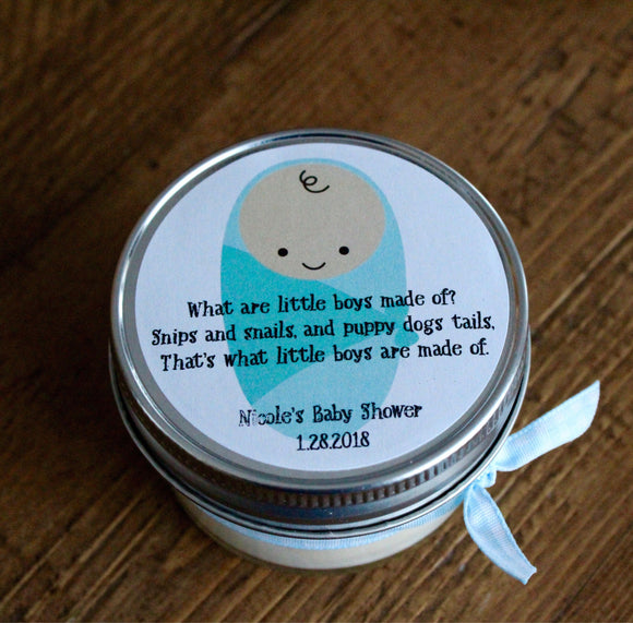 boy baby shower party favors