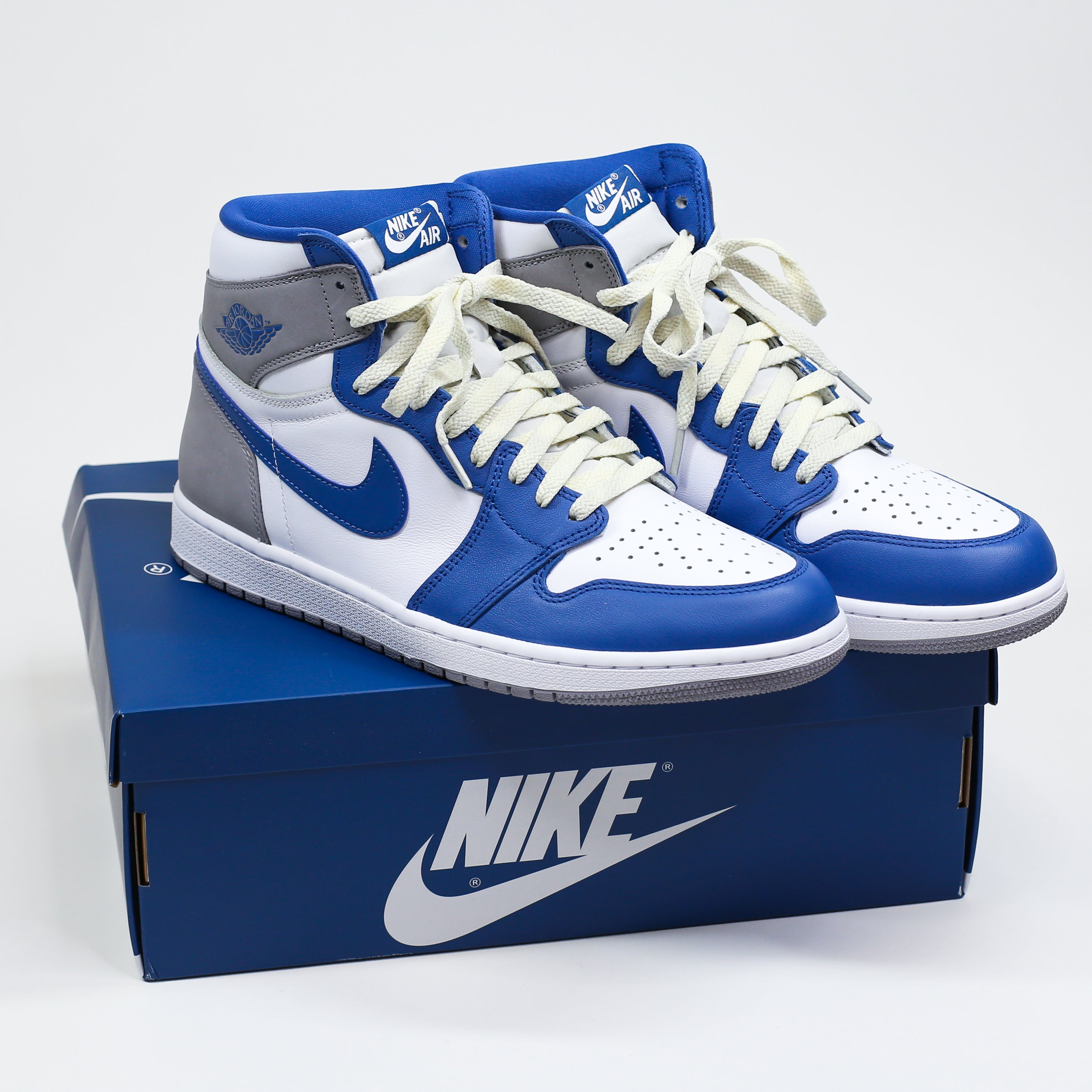 true blue jordan 1 shoe laces