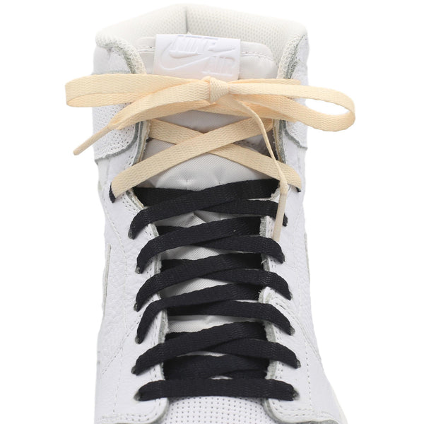 black jordan shoe laces