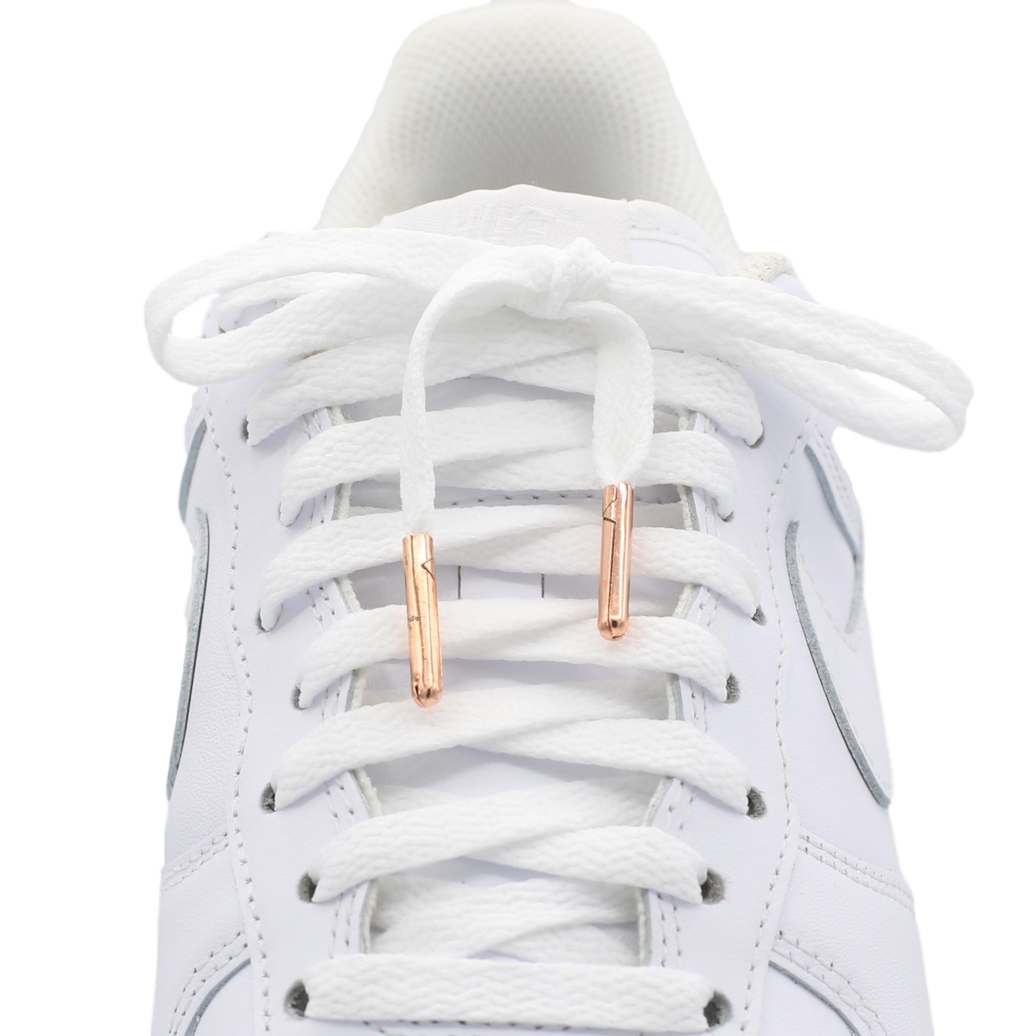 gold flat shoelaces