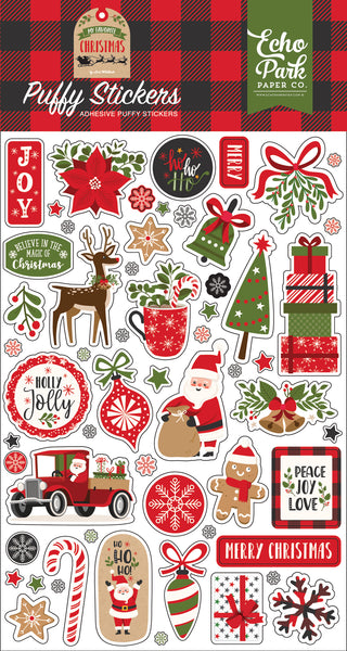 Echo Park, Puffy Stickers, My Favorite Christmas – Scrapbooking Fairies